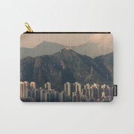 HONG KONG 06 Carry-All Pouch | Landscape, Asia, Retro, Pastel, City, Asian, Hongkong, Digital, Travel, Cityscape 
