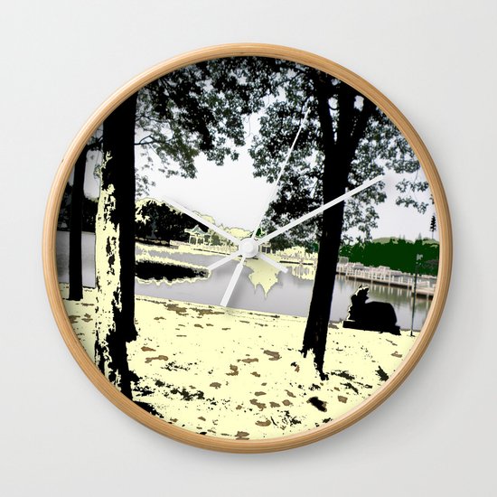 A Pleasant Day Wall Clock