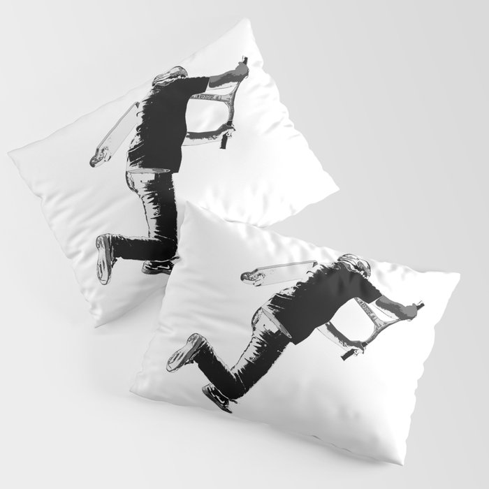 Tail-whip - Stunt Scooter Trick Pillow Sham