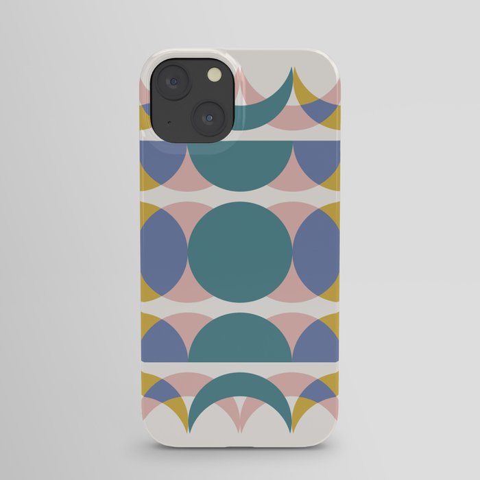 Moon Phases Abstract I iPhone Case
