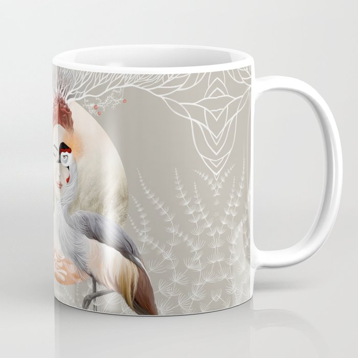 Bird Crane Coffee Mug