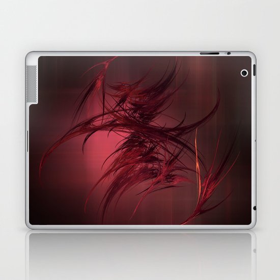 Red abstract Laptop & iPad Skin