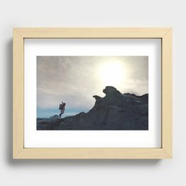 One Small Step Recessed Framed Print