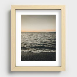 Beachside in the PNW Recessed Framed Print