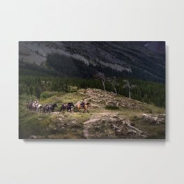 The End of The Trail Metal Print