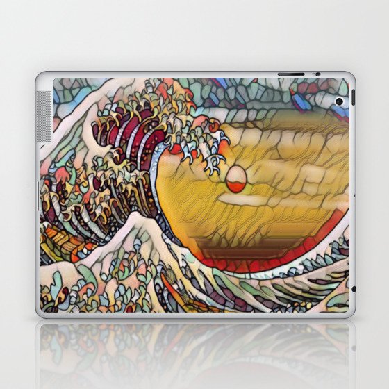 Great Waves Stained Glass Laptop & iPad Skin