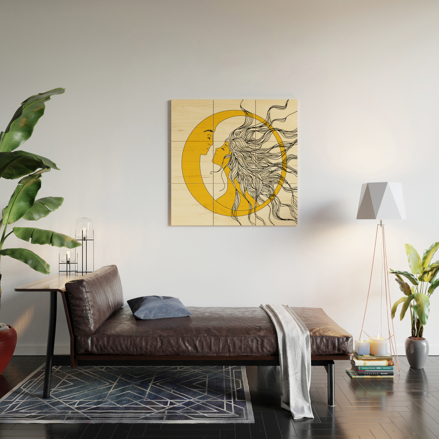 Sun And Moon Wood Wall Art By Nadja1 Society6
