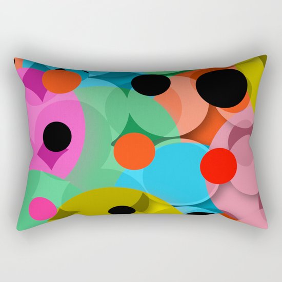 dots over dots Rectangular Pillow