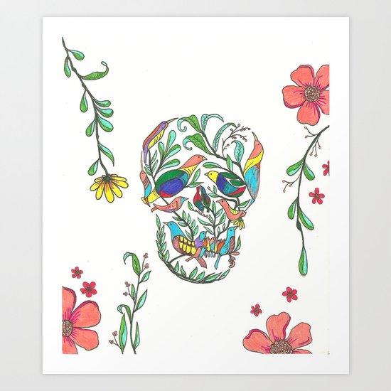 Natural Death Art Print