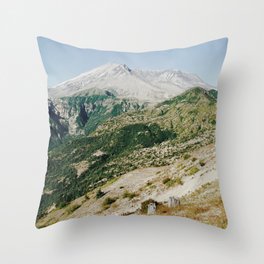 Mt St Helens Throw Pillow