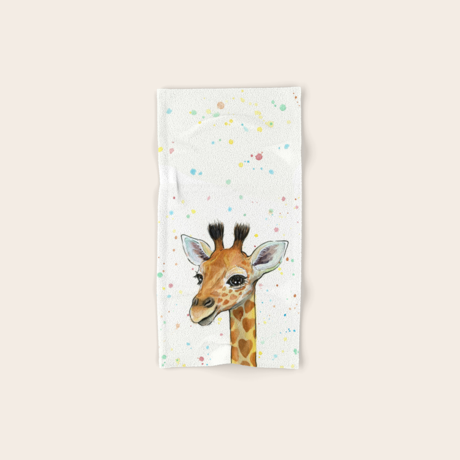 little giraffe bath towels