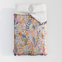 Colorful Jungle Garden Comforter