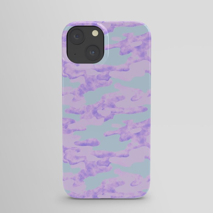 Dreamy Clouds in Digital Lavender iPhone Case