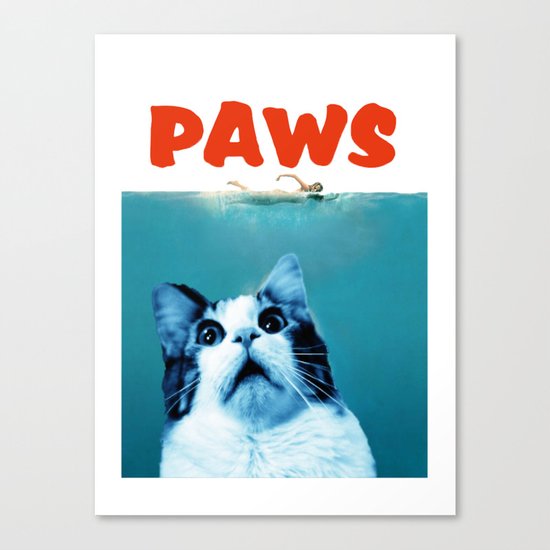 paws cat Canvas Print