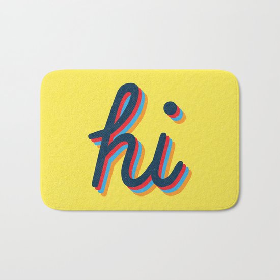 Hi - yellow version Bath Mat