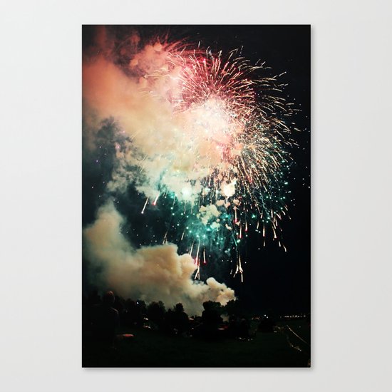 Bursts of light. Canvas Print