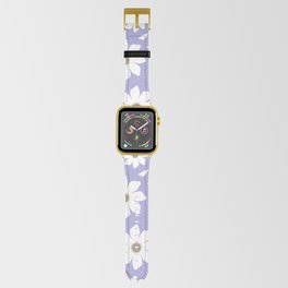 Flowers and leafs purple Apple Watch Band