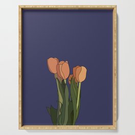 Tulips Serving Tray