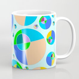 Bubble blue & orange Coffee Mug