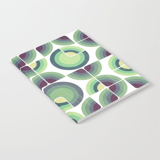 Green Fields Pattern Notebook