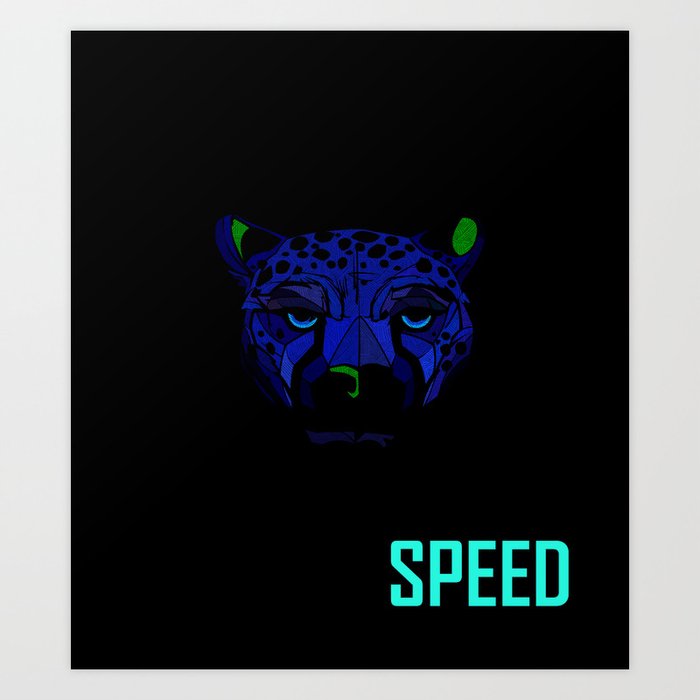 CheetahSpeed Art Print