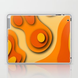 Abstract geometry shape mountains 05 Laptop Skin