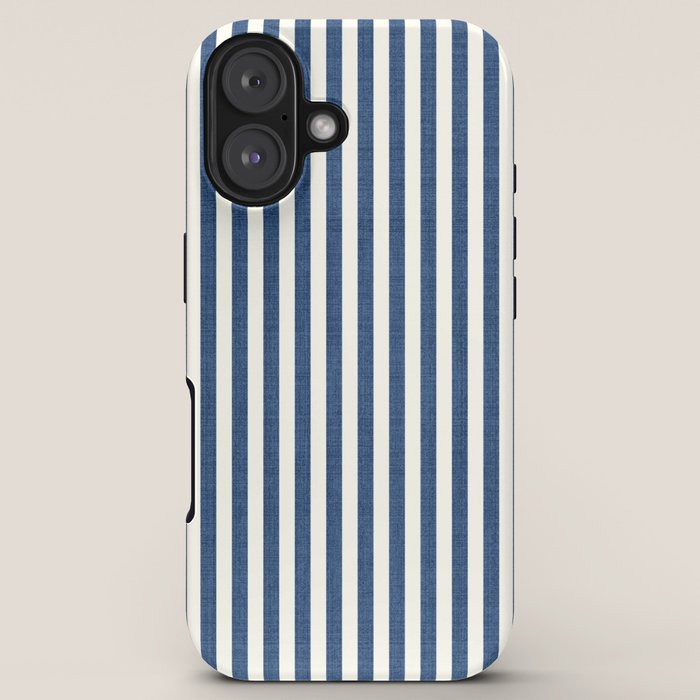 Pinstripe in Navy Blue