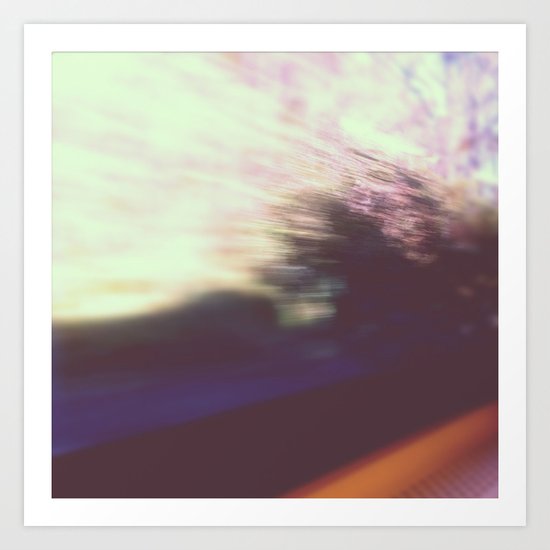 blurred vision Art Print