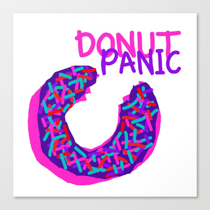 DONUT PANIC [LOST TIME] Canvas Print