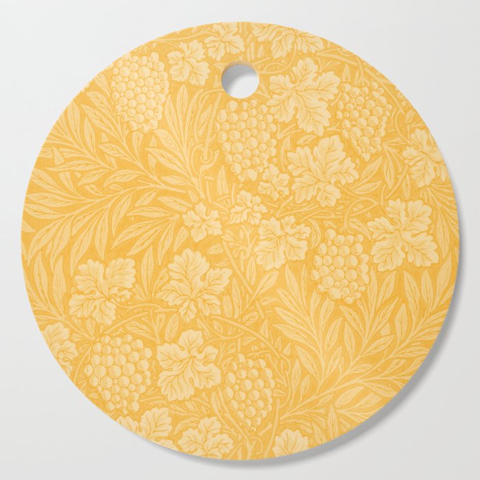 Summer Vine Marigold Sunshine Golden Yellow Flower Market Vintage Retro Cute Cozy Boho Minimalist Cutting Board