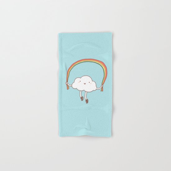 Rainbow Skipping Hand & Bath Towel