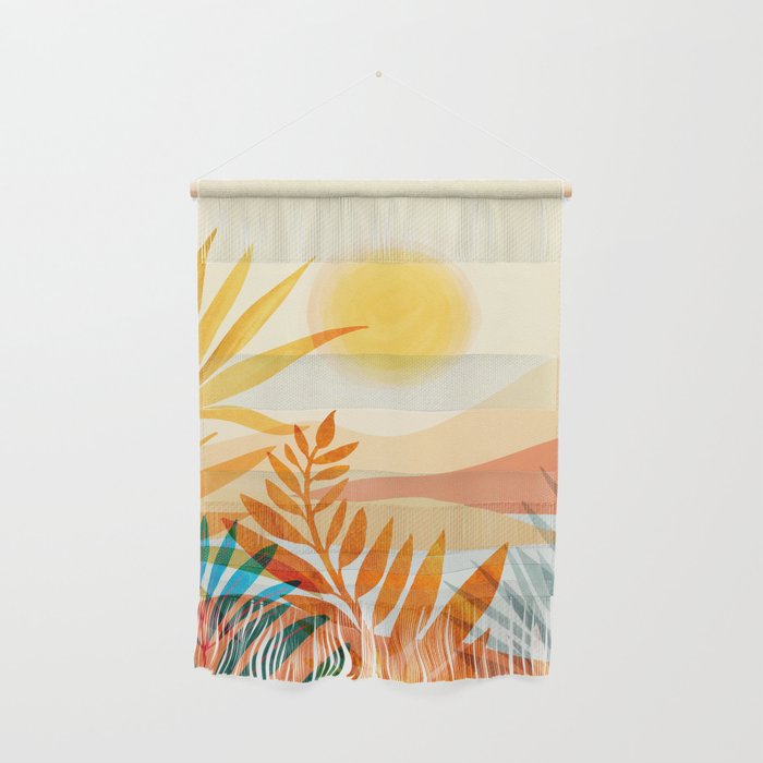 Golden Hour / Abstract Landscape Series Wall Hanging