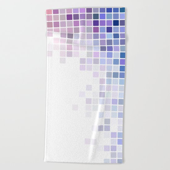 Pretty corner mosaic Beach Towel