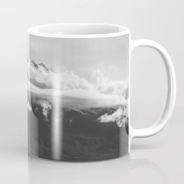 Volcano Misti Covered by Clouds Coffee Mug | Other, Film, Volcano, Landscape, Blackandwhite, Photo, Misti, Mountain, Nature, Fog 