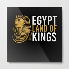 Egypt Land Of Kings Hieroglyphics Metal Print