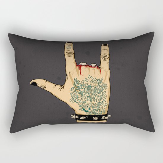 Radical Rocker Rectangular Pillow