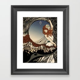 BIG, BLUE, BEAUTIFUL Framed Art Print