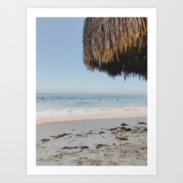 summer beach ci / laguna beach, california Art Print