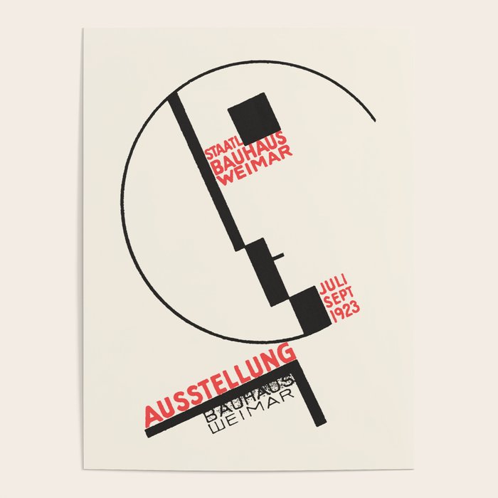 Bauhaus Art Exhibition Poster by SolarPrint Society6
