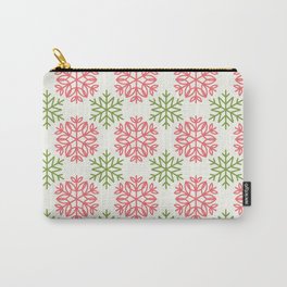 Beautiful Christmas Pattern Squares Carry-All Pouch