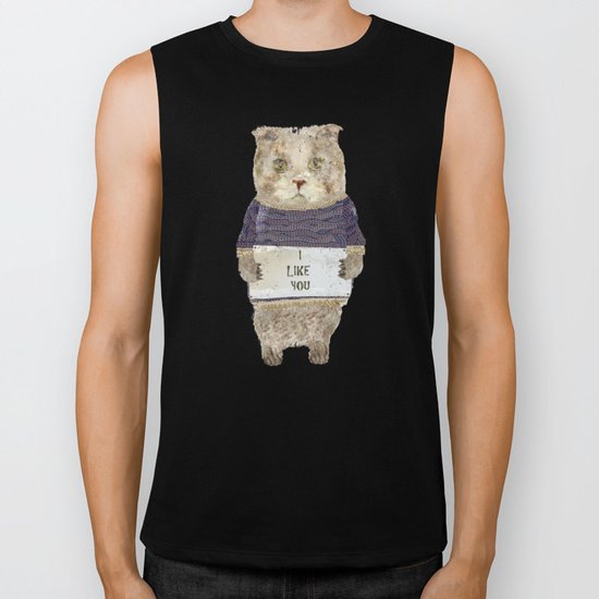 i like you Biker Tank
