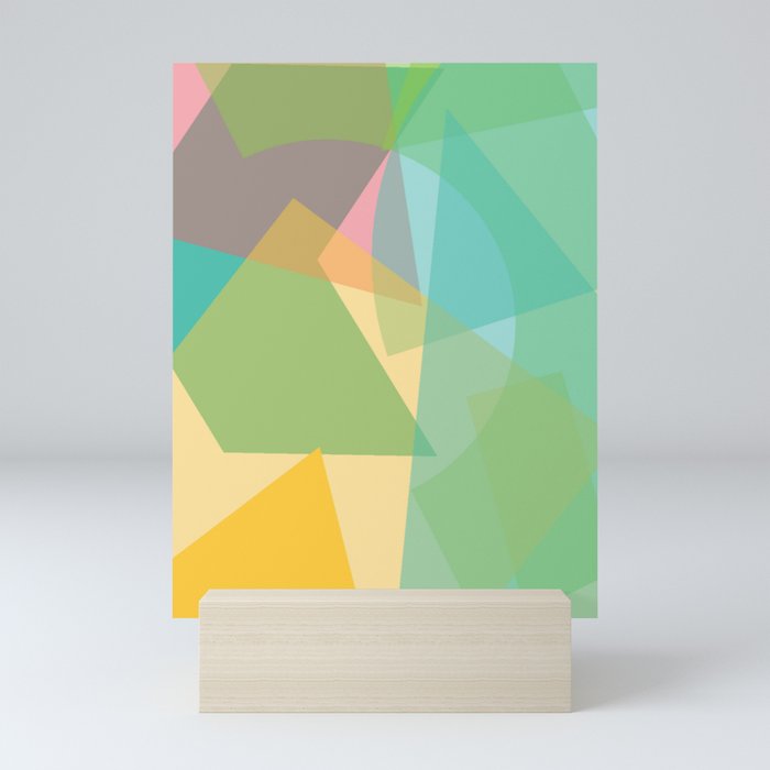 Geometric Jumble Mini Art Print