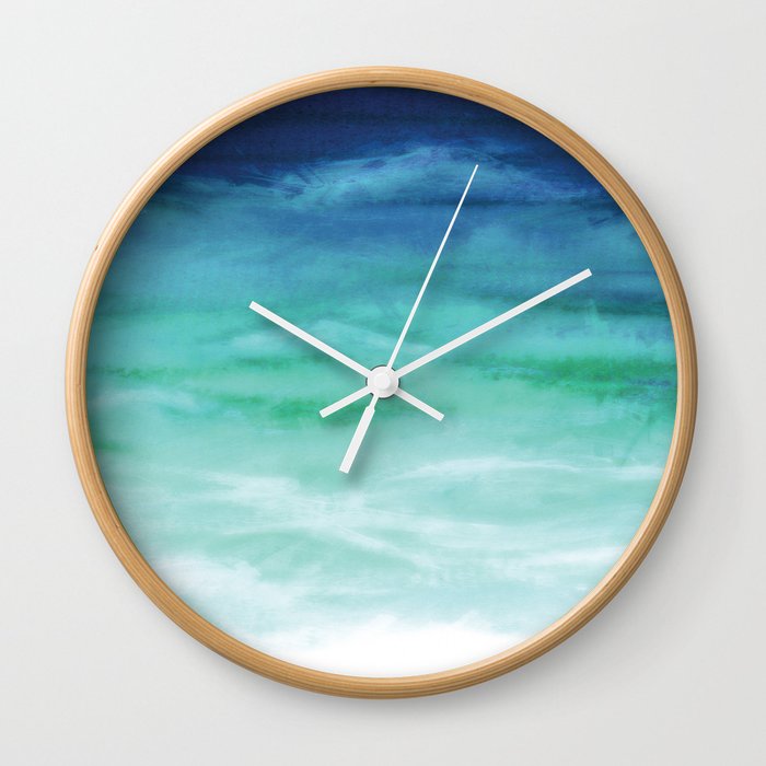 Sea Glass Wall Clock