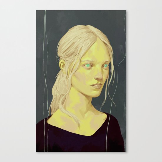 Pale Lady Canvas Print
