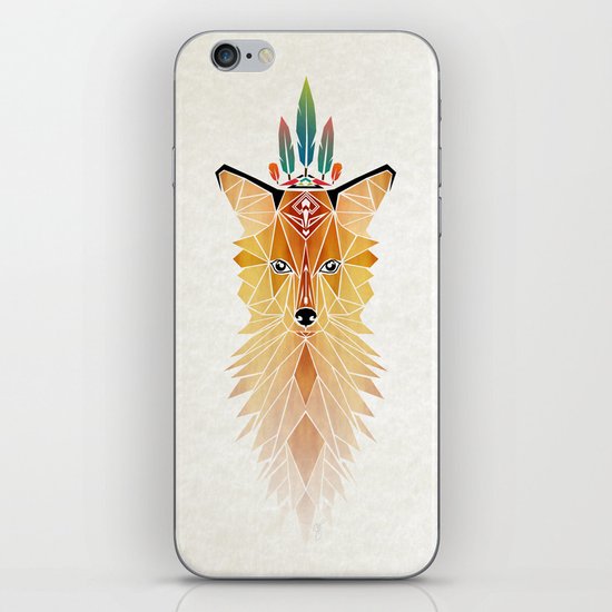 fox spirit iPhone & iPod Skin