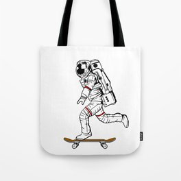 Astronaut Skater Tote Bag