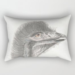 Australian Flightless Bird the Emu  Rectangular Pillow