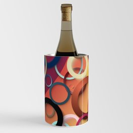 Multi Colored Rings Wine Chiller