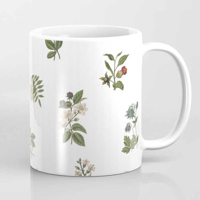 Botanical Pattern Coffee Mug