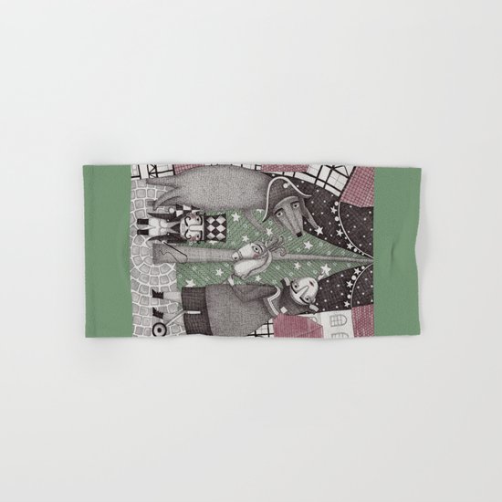Of Snow and Stars and Christmas Wishes Hand & Bath Towel